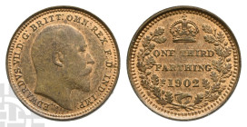 Great Britain. Saxe-Coburg-Gotha, Edward VII AE Third Farthing. 1901-1910. London (Tower Hill) mint. Dated 1902. For use in Malta.
