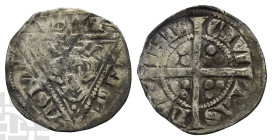 Ireland. Plantagenet, Edward I AR Penny. 1272-1307. Dublin mint. Second ('ЄDW') coinage, class IV. Struck 1297-1302.