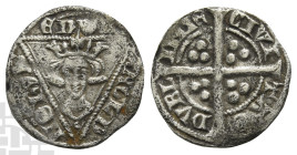 Ireland. Plantagenet, Edward I AR Penny. 1272-1307. Dublin mint. Second ('ЄDW') coinage.