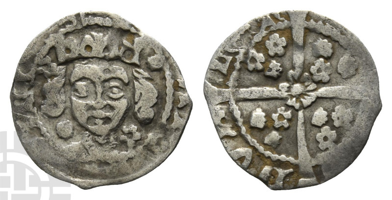 Ireland. Edward IV AR Penny. Second reign, 1471-1483. Dublin mint; i.m: not visi...