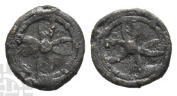 England. 'Late Plantagenet' Pb Token. 1425-1490. London mint. Mitchiner Type La. 'Late Plantagenet' Token