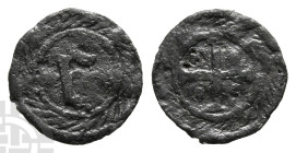 England. 'Cross and Pellets' Pb Token. 1425-1490. London or Paris mint. Mitchiner Type Ma. 'Cross and Pellets' Token