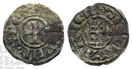 Crusaders. Latin Kingdom of Jerusalem, Baldwin III BI Obol. 1143-1163.