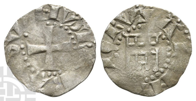 Crusaders. Latin Kingdom of Jerusalem, Baldwin III BI Denier. 1143-1163. 'Rough'...