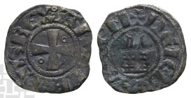 Crusaders. Latin Kingdom of Jerusalem, Amaury AR Denier. 1163-1174.
