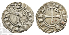 Crusaders. Bohémond III BI Denier. 1163-1201. Antioch (Principality) mint.