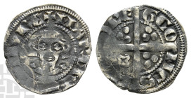 Low Countries. Vlaanderen (Flanders [County]), Gwijde I van Dampierre AR Esterlin. 1278-1305. Aalst mint. Struck circa 1296.