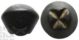 Judaea. Cupcake-Shaped AE Weight of 4 Shekels. Iron Age, circa 1000-500 BC.