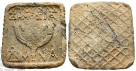 Greek PB Weight of 1 Mina. Dated SE 230 (83/2 BC). Possibly Levantine region.