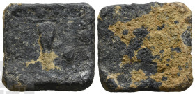 Phoenicia, Tyre PB Weight of Half Libra. Dated Year 12 of the Era of the Freedom of Tyre (115/114 BC).