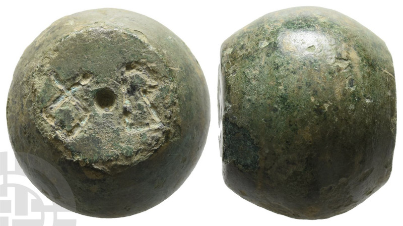 Byzantine AE Commercial Weight of Two Unciae. Circa 5th-7th Century AD. 

Byza...