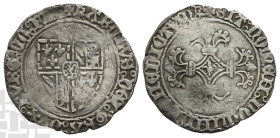 Low Countries, Flanders. Charles the Bold AR Double Patard. 1467-1477. Bruges mint; i.m: cross pattée. Published in PAS