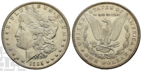 United States of America AR Dollar. Dated 1885. Philadelphia mint. Morgan type. Design by George Thomas Morgan.