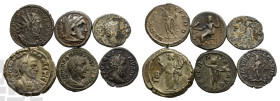 Group of Six [6] Greek and Roman AR Coins. 4th century BC-3rd century AD.