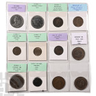 Group of Twelve [12] Great Britain Coins. 19th-20th century AD.