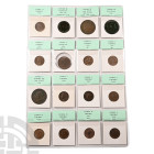 Group of Eighteen [18] Great Britain AE Coins. 20th century AD.