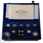 Great Britain. Windsor, Elizabeth II Millennium AR Coin Set. 2000 Royal Mint set number 08746.
