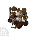 Group of Twenty-Six [26] AE Coins and Artefacts. 17th-20th century AD.