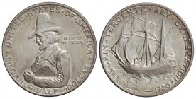 1/2 Dólar. 1920. 12,47 grs. AR. Tricentenario de la Peregrinación. KM-147.1. EBC a EBC+ .