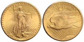 20 Dólares. 1927. 33,46 grs. AU. Saint Gaudens. Restos de brillo original. Fr-185; KM-131. EBC.