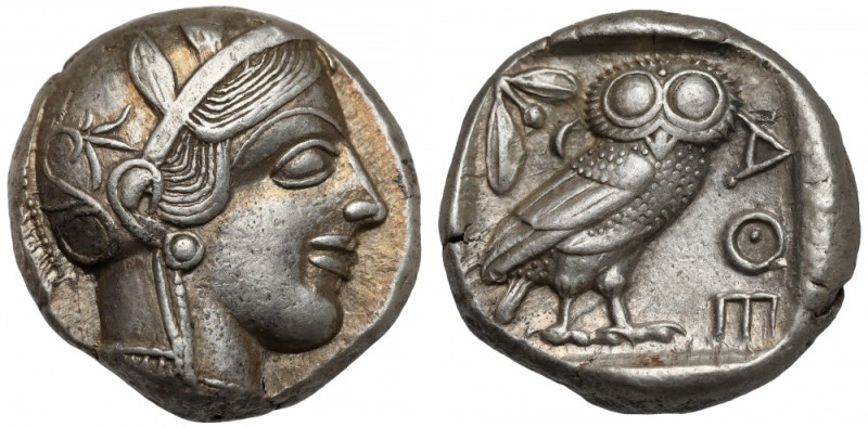 Grecja, Attyka, Ateny, Tetradrachma (454-404 p.n.e.) - 'sówka' Słynna sówka, naz...