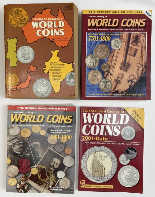 World coins 1701-2001 - zestaw (4szt)