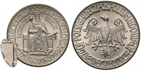 Próba CuNi 10 złotych 1964 Kazimierz Wielki - BEZ napisu PRÓBA