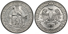 Próba NIKIEL 10 złotych 1964 Kazimierz Wielki - na tronie