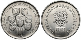 Próba NIKIEL 10 złotych 1970 Powrót do Macierzy