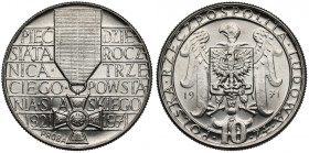 Próba NIKIEL 10 złotych 1971 Powstanie Śląskie - Medal