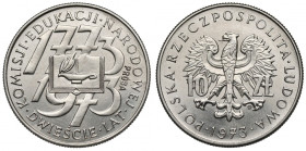 Próba NIKIEL 10 złotych 1973, 200 lat KEN - daty