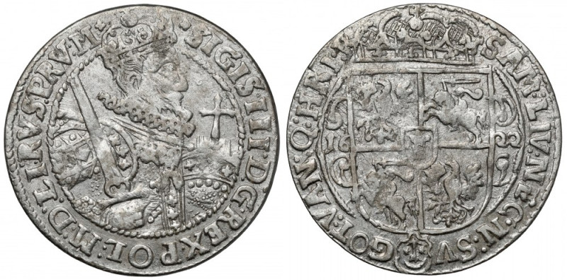 Zygmunt III Waza, Ort Bydgoszcz 1622 Zachowany ładny połysk powierzchni. 
 Prze...