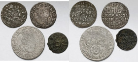 Zygmunt III Waza do Augusta III Sasa, od Szeląga do Szóstaka - zestaw (4szt)