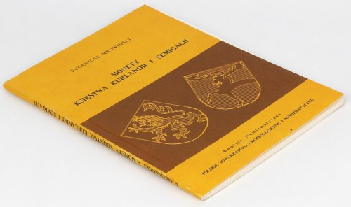 Monety księstwa Kurlandii i Semigalii. E. Mrowiński wydanie 1989, Warszawa forma...