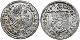 Śląsk, Karol II, 3 krajcary 1612, Oleśnica