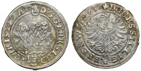 Śląsk, Trzej Bracia, 3 krajcary 1657 EW, Brzeg