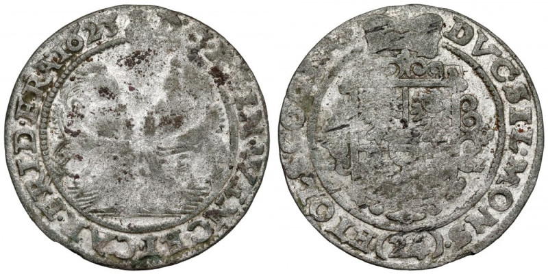 Śląsk, Henryk Wacław i Karol Fryderyk, 24 krajcary 1623 BZ, Oleśnica Ostatnia 24...