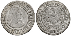 Śląsk, Sylwiusz Fryderyk, 6 krajcarów 1674 SP, Oleśnica