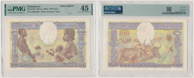 Madagaskar, 100 Francs (1937) - SPECIMEN