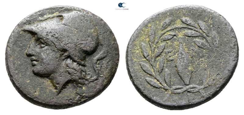 Aiolis. Elaia circa 340-300 BC. 
Bronze Æ

20 mm, 5,29 g



Very Fine