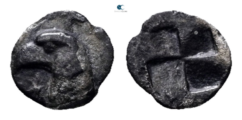 Aiolis. Kyme circa 480-450 BC. 
Hemiobol AR

7 mm, 0,34 g



Very Fine