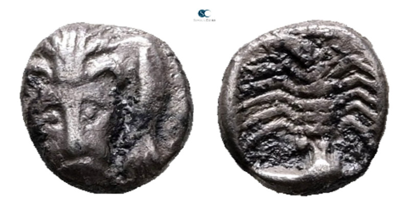 Caria. Mylasa circa 450-400 BC. 
Obol AR

7 mm, 0,51 g



Very Fine