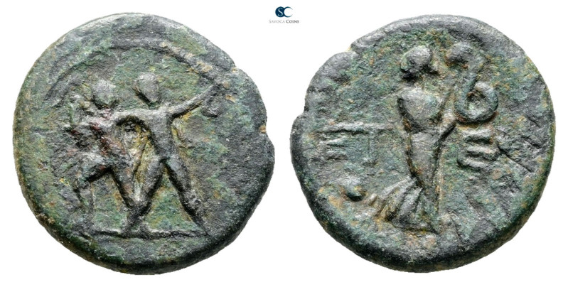 Pisidia. Etenna circa 100-27 BC. 
Bronze Æ

18 mm, 4,55 g



Very Fine