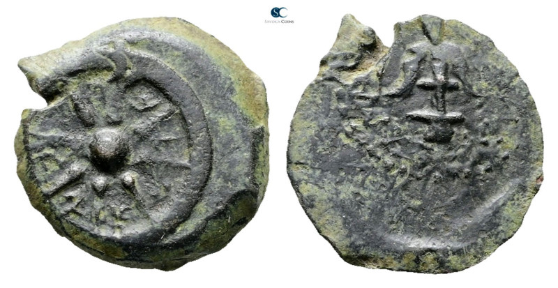 Judaea. Jerusalem. Hasmoneans. Alexander Jannaios (Yehonatan) 103-76 BC. 
Pruta...