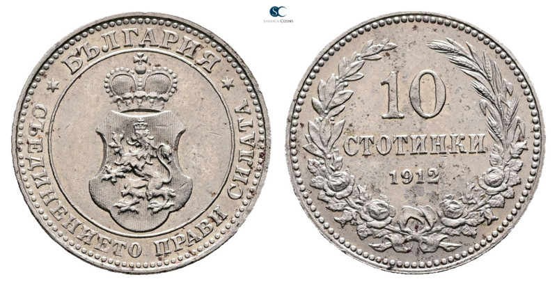 Bulgaria. AD 1912. 
10 Stotinki NI

19 mm, 3,87 g



Good Extremely Fine,...