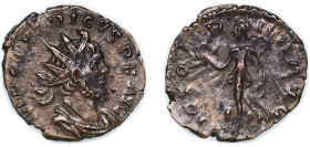 Rome Gallic Empire 271 - 272 BI Antoninianus - Tetricus I (VICTORIA AVG) Billon Colonia Claudia Ara Agrippinensium Mint 2.07g XF AGK 13c RIC V.1 141 O...