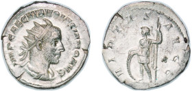 Rome Roman Empire 251 - 253 AR Antoninianus - Volusianus (VIRTVS AVGG; Virtus) Silver Rome Mint 3.69g XF RIC IV.3 187 OCRE ric.4.vo.187