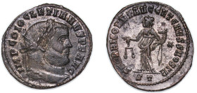 Rome Roman Empire 300 - 303 ST BI Nummus - Diocletianus (SACRA MONET AVGG ET CAESS NOSTER) Billon Ticinum Mint 8.18g UNC RIC VI 45a OCRE ric.6.tic.45a