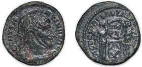 Rome Roman Empire 319 - 320 AE Nummus - Constantinus I (CONSTANTINVS AG; VICTORIAE LAETAE PRINC PERP) Bronze 3.11g VF