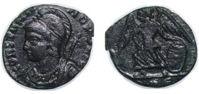 Rome Roman Empire 330 - 337 AE Nummus - Constantinus I (CONSTANTINOPOLIS) Bronze 2.29g VF